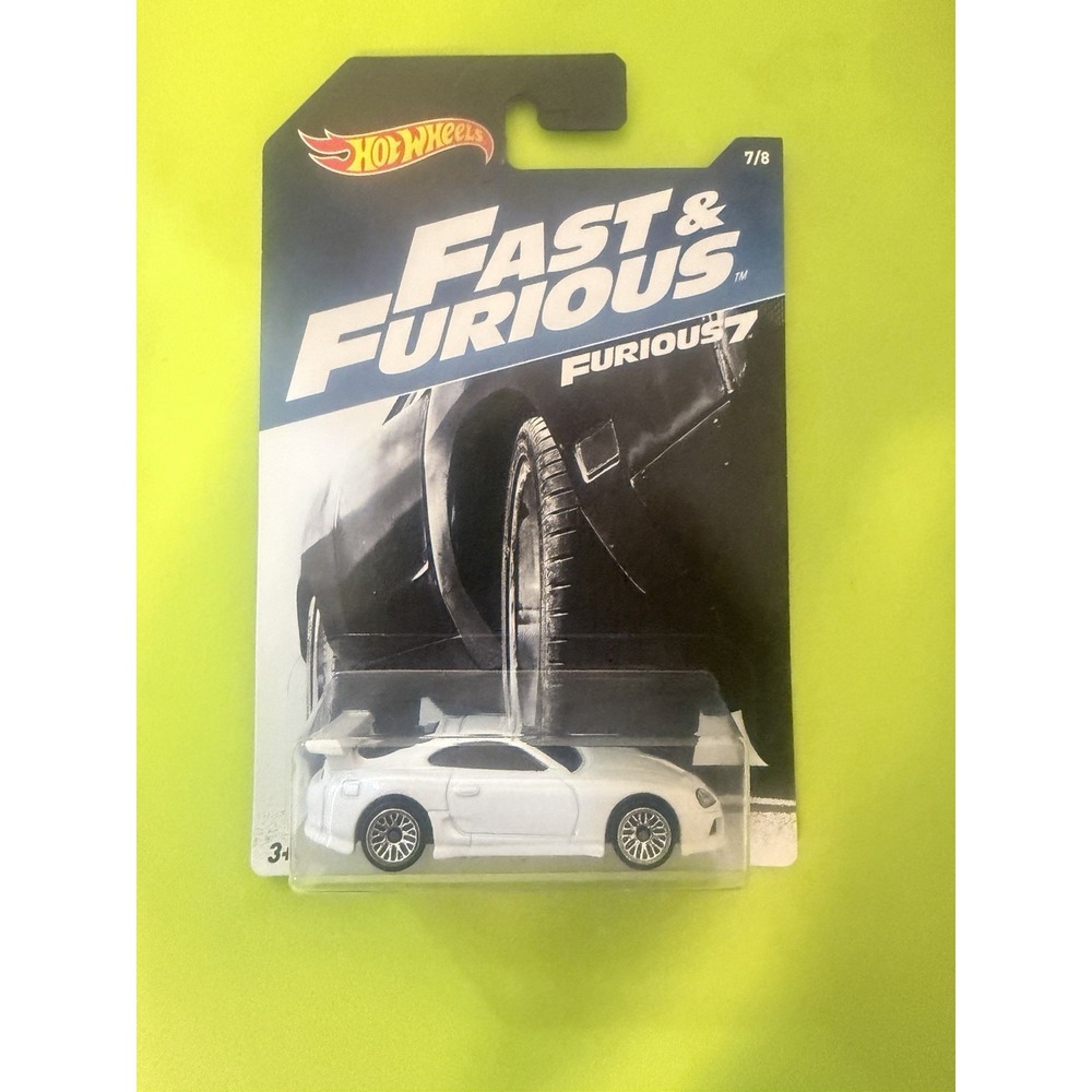 Hot Wheels Toyota '94 Supra Fast & Furious 7 white